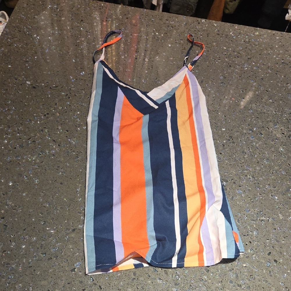 SHEIN Colorful Striped Women's Tank Top
